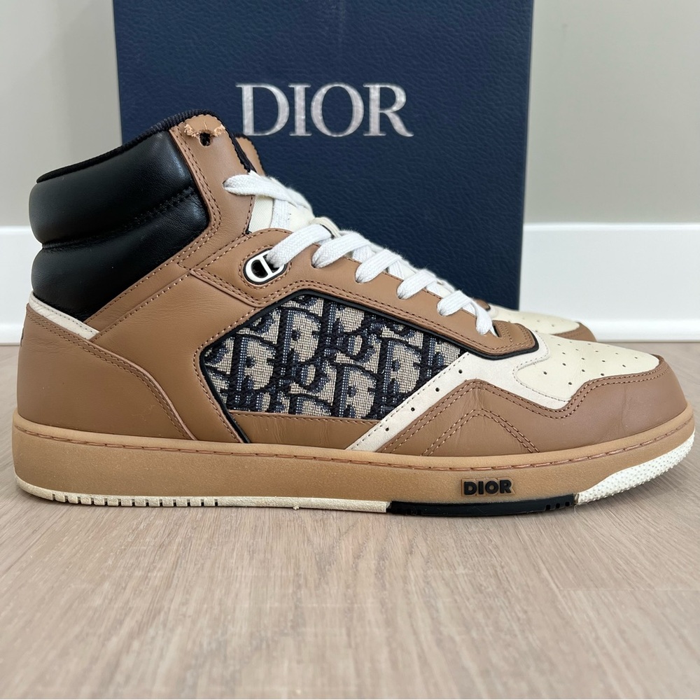 Dior B27 HT CALF OBLIQUE JAC 761 Brown/Beige EU45 US12